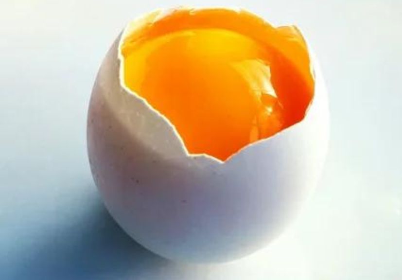 a raw egg